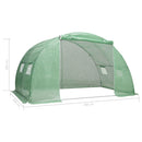 vidaXL melegház 8 m² 2 x 4 x 2 m