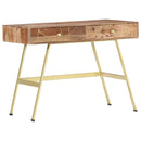 vidaXL fiókos tömör kelet-indiai rózsafa íróasztal 100 x 55 x 75 cm
