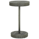 vidaXL szürke polyrattan kerti asztal 60,5 x 106 cm