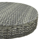 vidaXL szürke polyrattan kerti asztal 60,5 x 106 cm