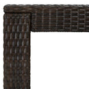 vidaXL barna polyrattan kerti bárasztal 100 x 60,5 x 110,5 cm