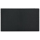 vidaXL fekete polyrattan kerti bárasztal 100 x 60,5 x 110,5 cm