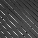 vidaXL antracitszürke acél kerti asztal 140 x 80 x 72 cm