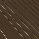 vidaXL barna acél kerti asztal 140 x 80 x 72 cm
