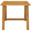 vidaXL tömör akácfa kerti étkezőasztal 88 x 88 x 74 cm