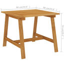 vidaXL tömör akácfa kerti étkezőasztal 88 x 88 x 74 cm