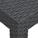 vidaXL antracitszürke PP rattan kerti asztal 58 x 58 x 41 cm