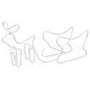 vidaXL rénszarvas és szán kültéri karácsonyi dekoráció 252 LED-del