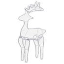 vidaXL rénszarvasos karácsonyi dísz hálóval és 306 LED-del 60x24x89 cm