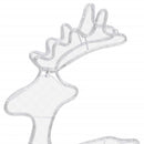 vidaXL rénszarvasos karácsonyi dísz hálóval és 306 LED-del 60x24x89 cm