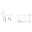 vidaXL rénszarvas és szán kültéri karácsonyi dekoráció 252 LED-del