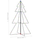 vidaXL 200 LED-es beltéri/kültéri kúp alakú karácsonyfa 98 x 150 cm