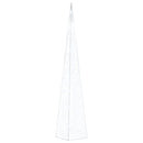 vidaXL dekoratív hideg fehér fényű LED-es akril fénykúp 90 cm