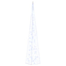 vidaXL dekoratív kék fényű LED-es akril fénykúp 90 cm