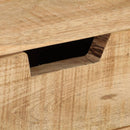 vidaXL tömör nyers mangófa íróasztal 100 x 45 x 90 cm