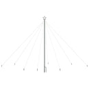 vidaXL bel- és kültéri kék karácsonyi favilágítás 576 LED-del 3,6 m