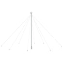 vidaXL bel- és kültéri karácsonyi favilágítás 800 LED-del 5 m