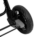 vidaXL világosszürke acél tandem ikerbabakocsi