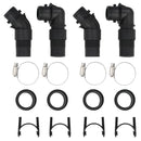 vidaXL 2 db HDPE és alumínium napelemes medencefűtő 75 x 75 x 36 cm