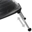 vidaXL 5 db HDPE és alumínium napelemes medencefűtő 75 x 75 x 36 cm