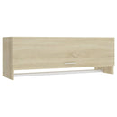 vidaXL sonoma tölgy színű szerelt fa ruhásszekrény 100 x 32,5 x 35 cm