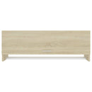 vidaXL sonoma tölgy színű szerelt fa ruhásszekrény 100 x 32,5 x 35 cm