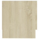 vidaXL sonoma tölgy színű szerelt fa ruhásszekrény 100 x 32,5 x 35 cm