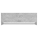 vidaXL betonszürke szerelt fa ruhásszekrény 100 x 32,5 x 35 cm