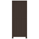 vidaXL rattanstílusú műanyag szekrény 68 x 39 x 171,5 cm