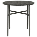 vidaXL szürke polyrattan teázóasztal 45 cm