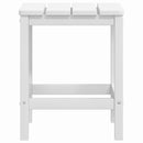 vidaXL fehér HDPE kerti adirondack asztal 38 x 38 x 46 cm