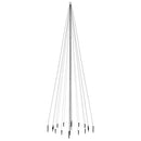 vidaXL karácsonyfa cövekkel 1134 színes LED-del 800 cm