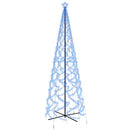 vidaXL kúp alakú karácsonyfa 500 kék LED-del 100 x 300 cm