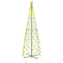 vidaXL kúp alakú karácsonyfa 1400 színes LED-del 160 x 500 cm
