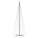 vidaXL kúp alakú karácsonyfa 1400 színes LED-del 160 x 500 cm