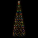 vidaXL kúp alakú karácsonyfa 1400 színes LED-del 160 x 500 cm