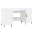 vidaXL fehér szerelt fa íróasztal 140 x 50 x 75 cm