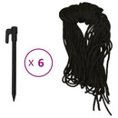 vidaXL felfújható karácsonyi Mikulás és rénszarvas LED-ekkel 145 cm