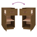 vidaXL mézbarna tömör fenyőfa íróasztalszekrény 40 x 50 x 75 cm