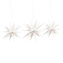 vidaXL 3 db összecsukható fehér karácsonyi lámpa LED-del