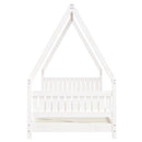 vidaXL fehér tömör fenyőfa gyerekágykeret 90 x 200 cm