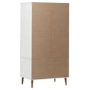 vidaXL MOLDE fehér tömör fenyőfa gardrób 90 x 55 x 175 cm