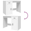 vidaXL fehér szerelt fa íróasztal 100 x 49 x 75 cm