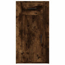 vidaXL füstölt tölgy színű szerelt fa íróasztal szekrény 40x49x75 cm