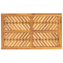 vidaXL tömör akácfa kerti étkezőasztal 150 x 90 x 74 cm