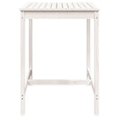 vidaXL fehér tömör fenyőfa kerti asztal 82,5x82,5x110 cm