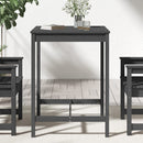 vidaXL szürke tömör fenyőfa kerti asztal 82,5x82,5x110 cm