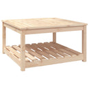 vidaXL tömör fenyőfa kerti asztal 82,5x82,5x45 cm