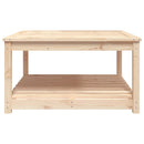 vidaXL tömör fenyőfa kerti asztal 82,5x82,5x45 cm