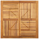 vidaXL tömör akácfa kerti asztal 110 x 110 x 75 cm